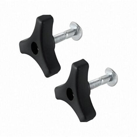 Lot de 2 boulons de poignée de tondeuse à gazon, écrous et boulons universels, accessoires de tondeuse à gazon, pièces de rechange 583893-1