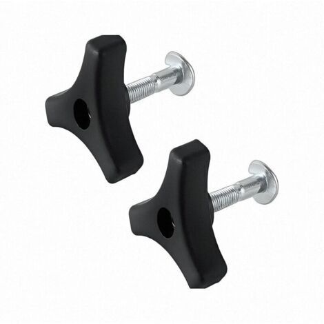 Lot de 2 boulons de poignée de tondeuse à gazon, écrous et boulons universels, accessoires de tondeuse à gazon, pièces de rechange 583893-1