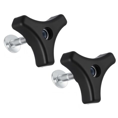Lot de 2 boulons de poignée de tondeuse à gazon, écrous et boulons universels, accessoires de tondeuse à gazon, pièces de rechange