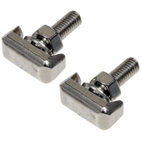 Lot de 2 boulons en T pour borne de batterie, tendeur de câble de batterie, boulon M6 de rechange