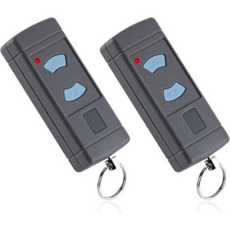 TREETALK Lot de 2 boutons bleus pour émetteur de garage 868 MHz de remplacement pour HORMANN HSE2-868 HSM4-868 HSE4-868 compatible avec Tubauto HSM4-868 HS4-868