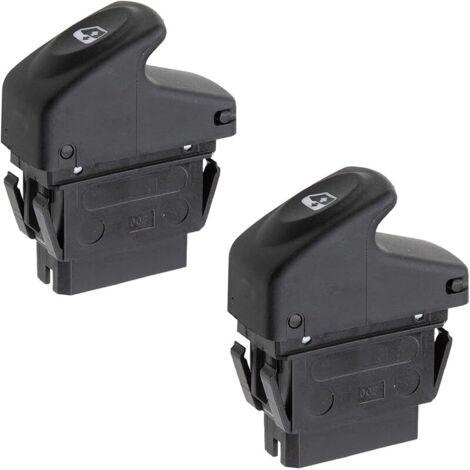 Lot de 2 boutons de commande de rétroviseur Lève-Vitre pour Kangoo Megane Clio II 7700838100