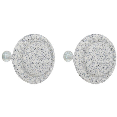 Lot de 2 Boutons de Meuble "Cassidy" 4cm Gris Taupe