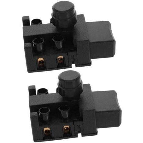 Lot de 2 Boutons Poussoirs de Rechange pour Moteur de Tronçonneuse Électrique Déclencheur pour Outils Électriques Contrôle de La Vitesse