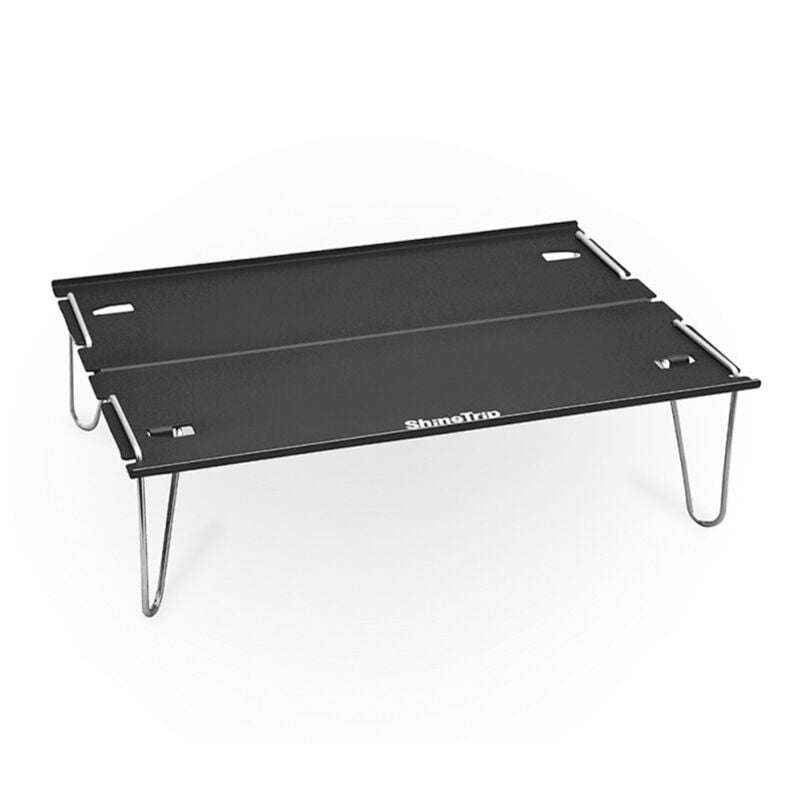 LIFCAUSAL Table de Camping Pliable Miniature Ultra-Légère Idéale pour Pique-nique, Pêche et Extérieur