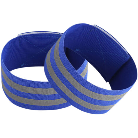 Lot de 2 bracelets de sécurité réfléchissants pour poignets, brassards et chevilles : haute visibilité et sécurité pour les activités de plein air