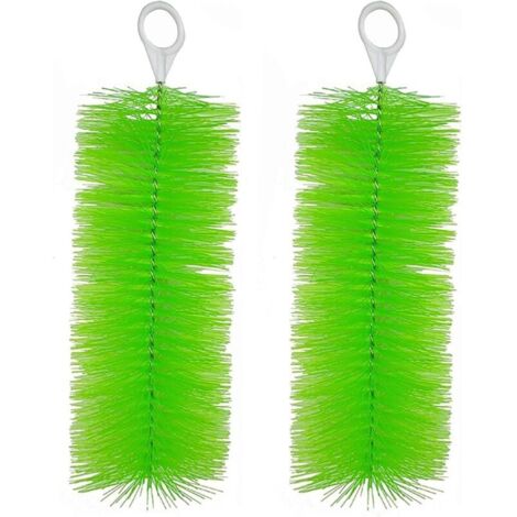 Lot de 2 brosses de nettoyage pour bassin à carpes koï - 30,5 x 12,9 cm (vert)