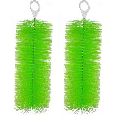 Lot de 2 brosses de nettoyage pour bassin à carpes koï - 30,5 x 12,9 cm (vert)