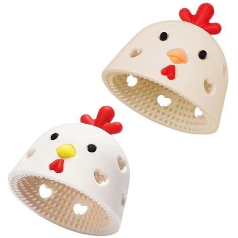 Lot de 2 brosses en silicone pour œufs frais, lave-œufs pour œufs frais --