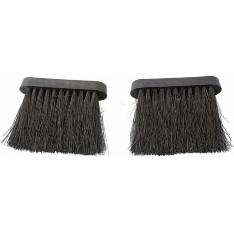 Lot de 2 brosses pour cheminée--