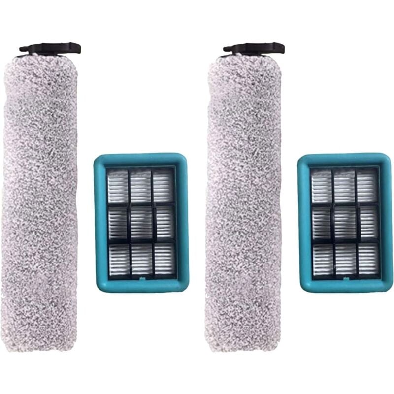 Lot de 2 brosses principales pour aspirateur pour Bissell pour Crosswave HF2/3845N/3831