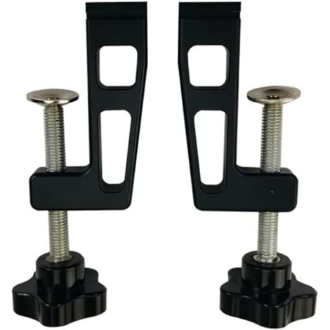 Lot de 2 butées de rail à onglet de type 75 Pour le travail du bois Pince