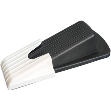 Lot de 2 butées porte robustes, anti-collision, for portes coulissantes en verre, métal, bois, maison, bureau(Black)