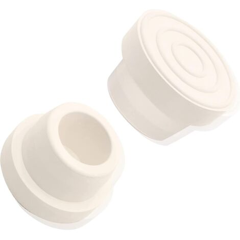Lot de 2 butoirs en caoutchouc pour échelle de piscine, bouchons pour échelles de piscine enterrées, compatibles avec les tubes d'échelle de piscine de 1,9 pouce, accessoire de piscine.