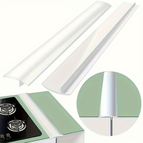 Lot de 2 cache-joints en silicone pour four, 53cm, faciles à nettoyer, compatibles avec les surfaces métalliques, multi-usages