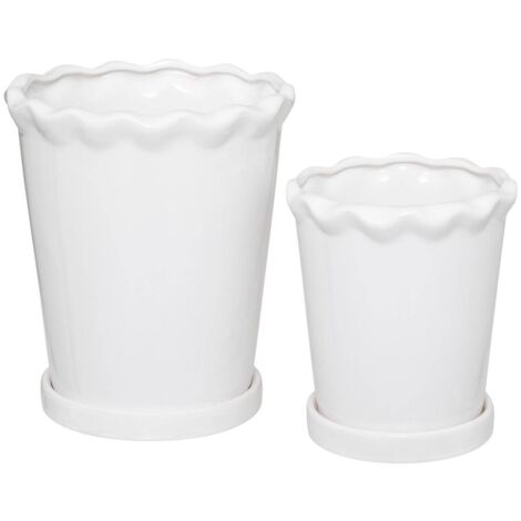 Lot de 2 cache-pots Wild H21 16cm - Atmosphera créateur d'intérieur
