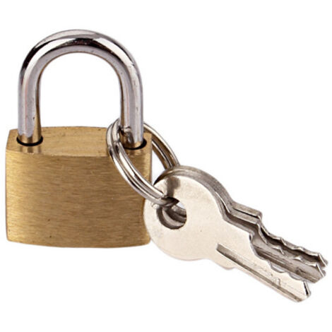 Lot de 2 Cadenas Petits Cadenas avec Clés, Cadenas de Valise, Cad