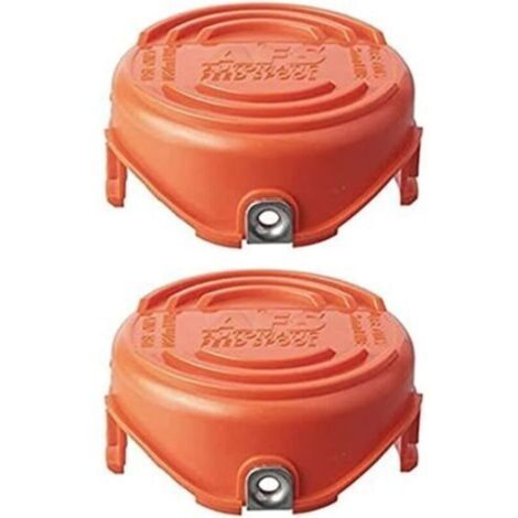 Lot de 2 capuchons de bobine de rechange 90583594 pour tondeuses Black & Decker SF-080-BKP