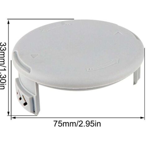 Lot de 2 capuchons de bobine de rechange pour débroussailleuse Ryobi One+ AC14RL3A et Ryobi AC14HCA One+