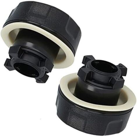 Lot de 2 capuchons de tête de coupe-bordures avec fixation de bobine, compatibles avec les modèles STIHL C4-2, C5-2, FSA65, FSA85 et FS38.