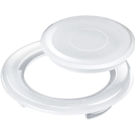 Lot de 2 capuchons et anneaux pour trou de table de patio, capuchon de trou de parasol en plastique, anneau de trou de parapluie pour les fêtes de jardin d'été en plein air