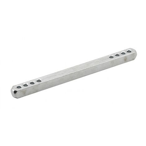 Lot de 2 carrés percés 7x100mm, accessoire pour porte intérieure - THIRARD