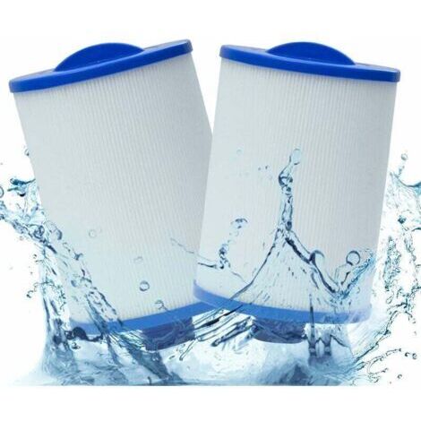 Lot de 2 Cartouche pour Filtre à Jacuzzi, pour Spa, Unicel 6CH-940, Pleatco PWW50P3, Waterway Front Access Skimmer et Filbur FC-0359--