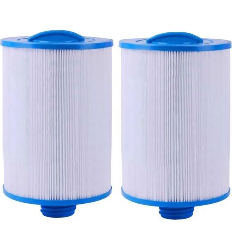 COOCHEER Lot de 2 Cartouche pour Filtre Jacuzzi, pour Spa, Unicel 6CH-940, Pleatco PWW50P3, Waterway Front Access Skimmer et Filbur FC-0359