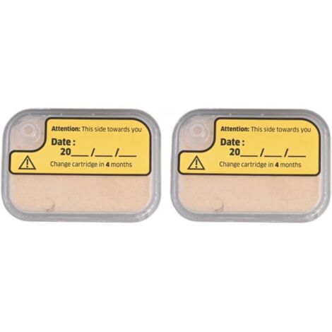 Lot de 2 cartouches de rechange pour nettoyeur vapeur pour nettoyeur vapeur vertical Karcher SC 1, accessoire de rechange pour filtre de réservoir d'eau