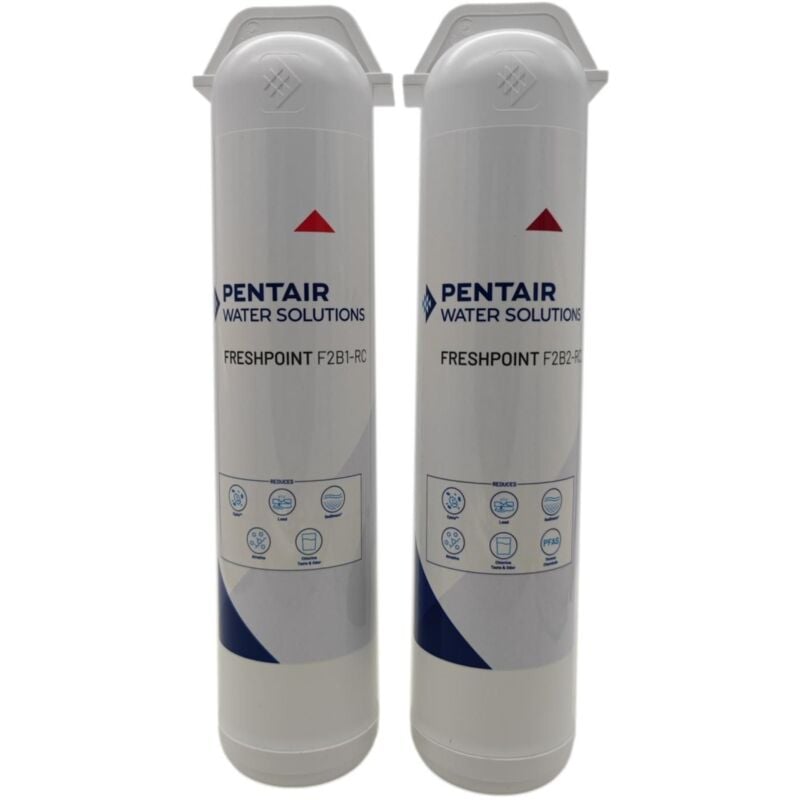 Lot De 2 Cartouches De Remplacement F2b2-rc2 Cto Et Cov Pour Filtre Pentair Frespoint Pfas à 2 Et 3 étapes