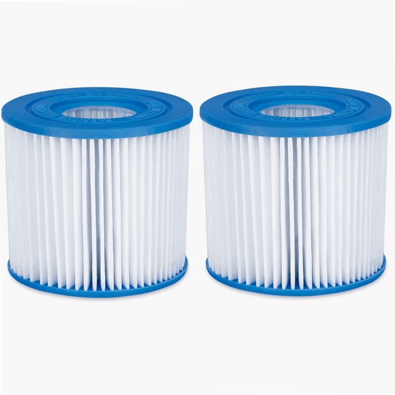 Lot de 2 cartouches filtres pour piscine modèle D
