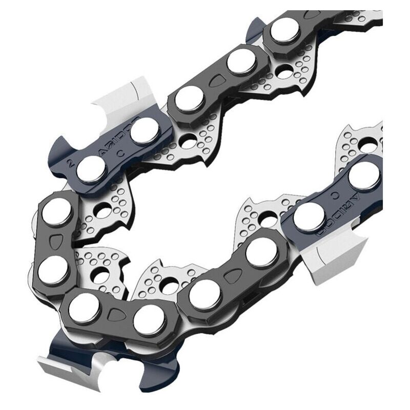 Lot de 2 chaînes 33 maillons pour tronçonneuse guide 20 cm (8 pouces)