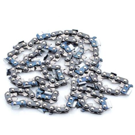 Lot de 2 chaînes 33 maillons pour tronçonneuse guide 20 cm (8 pouces)——Segment à angle droit électrolytique