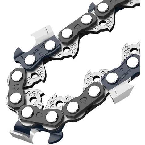 Lot de 2 chaînes 50 maillons pour tronçonneuse guide 35 cm (14 pouces)