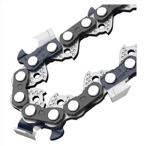 Lot de 2 chaînes 50 maillons pour tronçonneuse guide 35 cm (14 pouces)