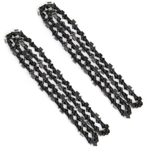 Lot de 2 chaînes de tronçonneuse authentiques, chaîne de tronçonneuse Rotatech 16" 59 maillons longueur 40 cm pour titane électrique