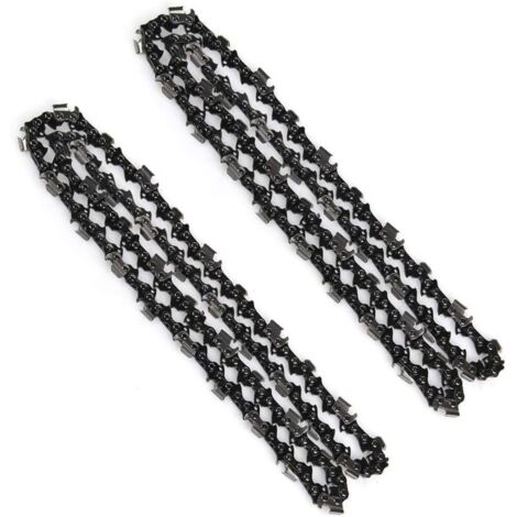 Lot de 2 chaînes de tronçonneuse authentiques, chaîne de tronçonneuse Rotatech 16" 59 maillons longueur 40 cm pour titane électrique