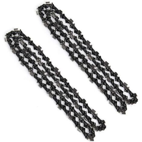 Lot de 2 chaînes de tronçonneuse authentiques, chaîne de tronçonneuse Rotatech 16" 59 maillons longueur 40 cm pour titane électrique