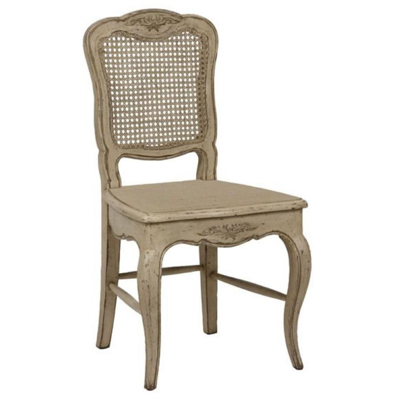 Lot de 2 chaises canné - Bois - Marron - Interior's