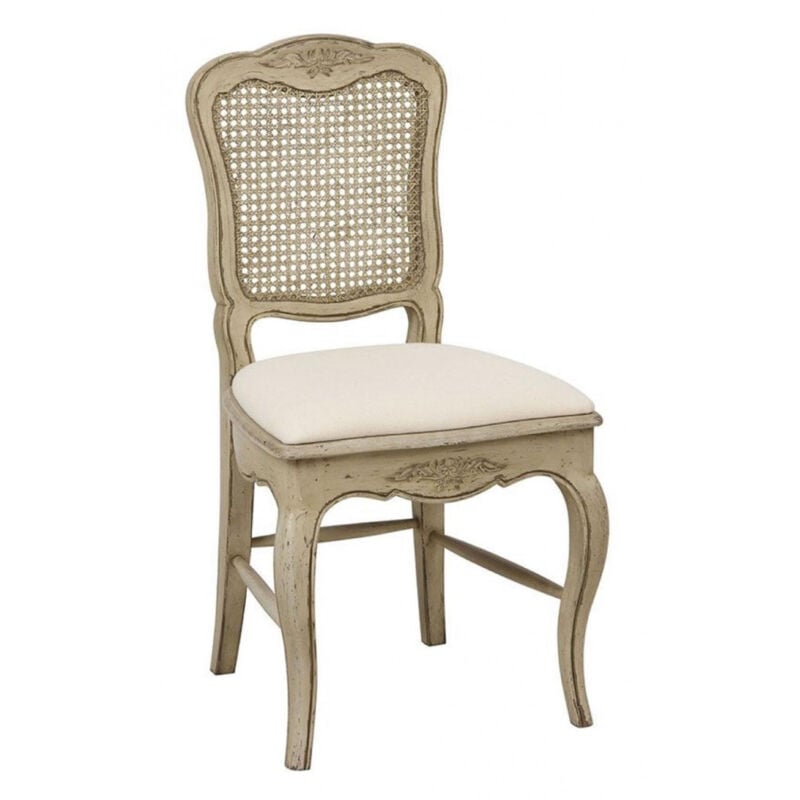 Lot de 2 chaises canné - Bois - Marron - Interior's