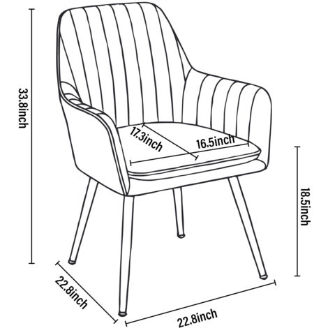 Lot de 2 chaises à manger tissu accoudoirs pieds métal noir. Mobilier luxueux pour cuisine,salon et salle de réception.