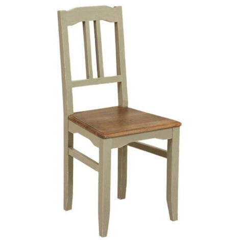 Lot de 2 chaises - Bois - Beige - Interior's