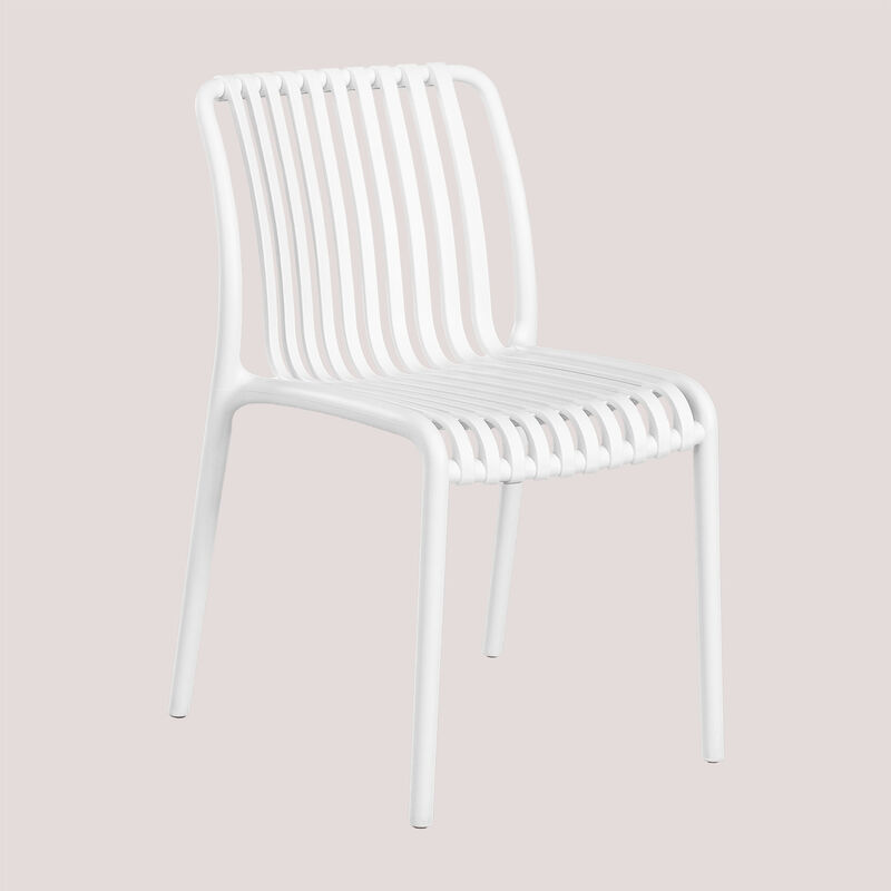 Pack de 2 chaises empilables Jardín Wendell Sklum Blanc - Blanc