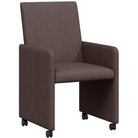 Lot de 2 Chaises de salle à manger,Chaise de cuisine Marron foncé 57 x 66 x 94 cm CFW40634