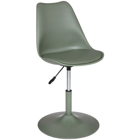 Lot de 2 chaises déco hauteur ajustable style scandinave "Aiko" Atmosphera - Couleur: Kaki