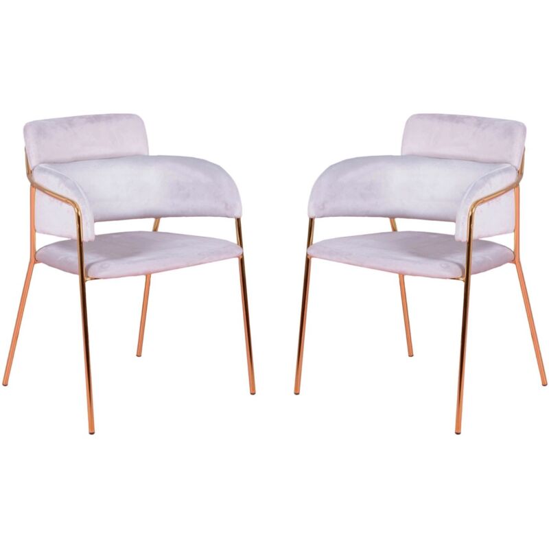 Nest Dream - Lot de 2 chaises design - Cruiser - Gris