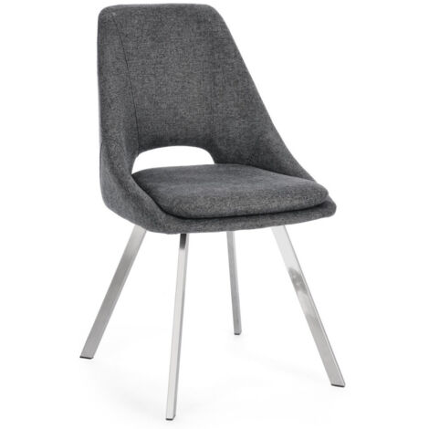 Lot de 2 chaises modernes Kashar – Élégance Contemporaine-Gris