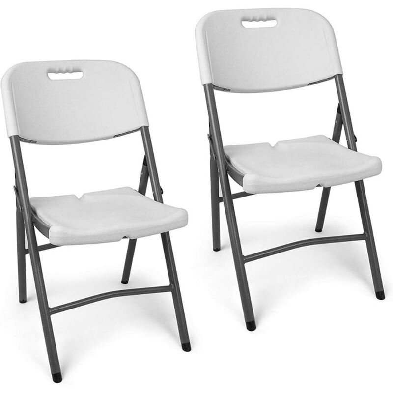 5five Simply Smart - Lot De 2 Chaises Pliables De Réception Gris Five