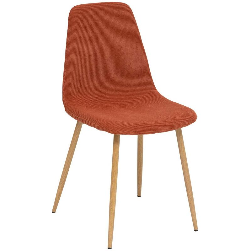 Chaise Roka rose terracotta - Atmosphera créateur d'intérieur