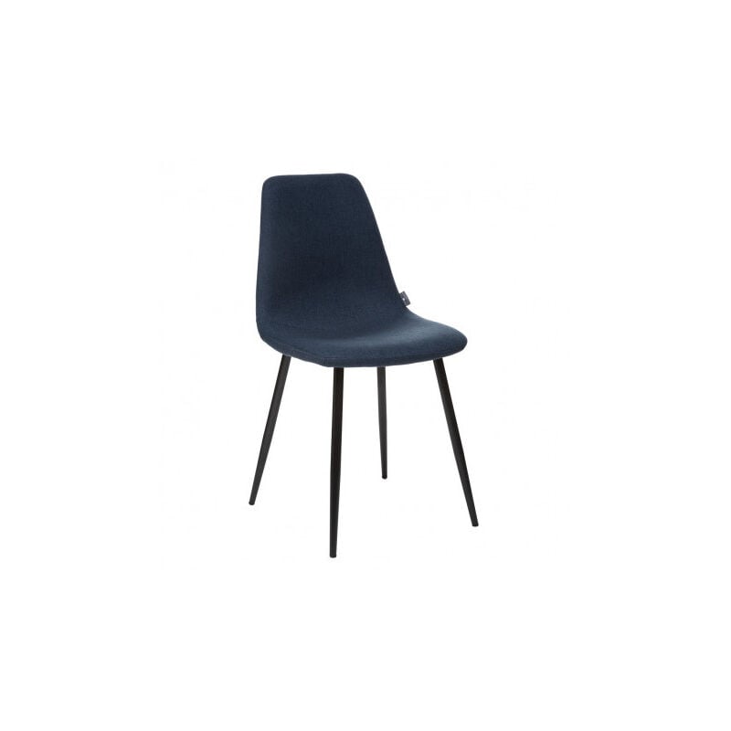 Atmosphera - Lot de 2 chaises style scandinave Tyka Couleur: Bleu